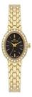 Relógio Technos Feminino Mini Joia Dourado Pequeno Preto Dourado Preto Preto