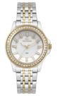 Relogio Technos feminino prata dourado bicolor moderno cravejado com pedrinhas strass St.Moritz aço inox 2035NAV/1K Relogio Technos feminino prata dourado bicolor moderno cravejado com pedrinhas strass St.Moritz aço inox 2035NAV/1K