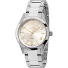 Relogio Technos Feminino prata pequeno social de aço inox antialérgico prateado a prova de agua classico 2035MFUS/3K