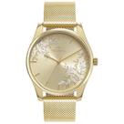 Relógio Technos Feminino Ref: 2036mqv/1x Flores Mesh Dourado