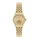 Relógio Technos Feminino Ref: 6t28ab/1x Automático Esqueleto Dourado