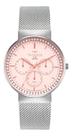 Relógio Technos Feminino Slim Vidro Safira Prata Rosa 6P29ALV/1J