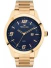 Relógio Technos Masculino 2115mnz/4a Aço Dourado Azul