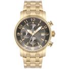 Relógio TECHNOS masculino analógico cinza dourado JS15ENA/1P Relógio TECHNOS masculino analógico cinza dourado JS15ENA/1P
