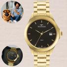 Relógio Technos Masculino Analógico Classic Stell Dourado 1S13BWTDY/4P