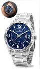 Relógio Technos Masculino Analógico De Pulso Prateado Fundo Azul Marinho Aço Inoxidável Brilha No Escuro Calendário Prova D água 50 Metros Original Relógio Technos Masculino Analógico De Pulso Prateado Fundo Azul Marinho Aço Inoxidável Brilha No Escuro Calendário Prova D água 50 Metros Original
