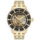 Relógio Technos Masculino Automático Skeleton Dourado - G3265AA/1P