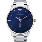 Relogio Technos Masculino Caixa Visor Slim Fino Safira Azul