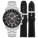 Relógio Technos Masculino Carbon Troca Pulseira OS1ABS/T1P