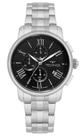 Relogio Technos Masculino cronografo prata prateado preto moderno calendario aço inox prova dagua JS15ENW/1P