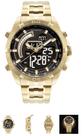 Relógio Technos Masculino Digitech Dourado