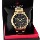 Relógio Technos Masculino Dourado Grandtech 6P57AA/4P Grande
