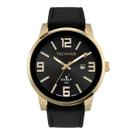 Relógio Technos Masculino Golf Dourado - 2115mwu/0p Correia Preto
