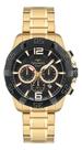 Relógio Technos Masculino Legacy Bicolor - Js26afb1p Correia Dourado Bisel Preto