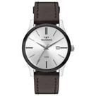 Relógio Technos Masculino Prata Clássico Pulseira Couro Marrom 2115MPP/1K Original