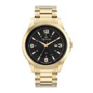 Relógio Technos Masculino Racer Basico Dourado 2115txb1p Bisel Preto