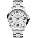 Relógio Technos Masculino Racer Prata 2115MOLS1B Relógio Technos Masculino Racer Prata 2115MOLS1B