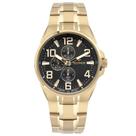 Relógio Technos Masculino Skymaster Dourado 6p27duu1p Bisel Preto
