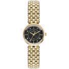 Relógio TECHNOS Mini preto dourado feminino 2035MXJ/1P