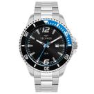 Relógio Technos Racer Masculino 2115NCN/1A Coroa Preto E Azul