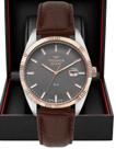Relógio Technos Riviera Couro Masculino Bicolor Social 42mm