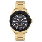 Relógio Technos Skydiver Masculino Dourado com Bisel Azul e Alarme