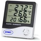 Relógio Temperatura Umidade Termohigrômetro Digital Supermed