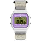 Relógio Timex Classical Digital Masculino - Caixa 36mm e Pulseira Branca