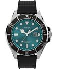 Relógio Timex Deep Water Masculino 43mm - Pulseira Preta e Mostrador Verde