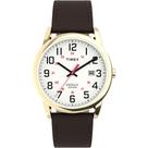 Relógio Timex Easy Reader 38mm com Pulseira de Couro Marrom