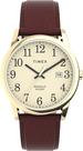 Relógio Timex Easy Reader 38mm Dourado com Pulseira Marrom