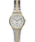 Relógio Timex Easy Reader Classic feminino de 25 mm em dois tons