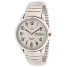 Relógio Timex Easy Reader para homens, estojo de 35 mm prateado com pulseira