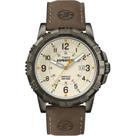 Relógio Timex Expedition - Pulseira de Couro Marrom e Caixa de Metal Robusto