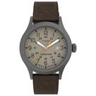 Relógio Timex Expedition Scout Gunmetal com Pulseira de Couro