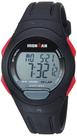 Relógio Timex Ironman Essential 10 com pulseira de resina preta/vermelha para homem