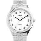 Relógio Timex Modern Easy Reader de 40 mm para homens prateado com pulseira