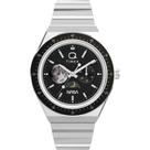 Relógio Timex Q Nasa Tw2y56700 Masculino 40mm Lua - Moon Prateado Preto Relógio Timex Q Nasa Tw2y56700 Masculino 40mm Lua - Moon Prateado Preto