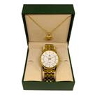 Relógio Tuguir Feminino Ref: Tg30248 Casual Dourado + Semijoia Relógio Tuguir Feminino Ref: Tg30248 Casual Dourado + Semijoia