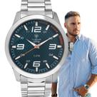 Relógio Tuguir Infinity Masculino Analógico Casual Redondo Aço Inóx Prova D'água Prata TGI37007 Relógio Tuguir Infinity Masculino Analógico Casual Redondo Aço Inóx Prova D'água Prata TGI37007