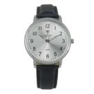 Relógio Unissex Analógico Tuguir Imperium TG30488 Resistente à água 5 ATM Prata Caixa em Metal Pulseira de Couro Preto Visor Cristal Mineral Redondo Relógio Unissex Analógico Tuguir Imperium TG30488 Resistente à água 5 ATM Prata Caixa em Metal Pulseira de Couro Preto Visor Cristal Mineral Redondo