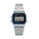 Relógio Unissex Casio Digital Vintage Aço Prata Original Resistente à Água RCSA158WA1DFSC
