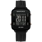 Relógio Unissex Digital Esportivo Á prova Dagua Pulseria Silicone Tela Display LCD Casual