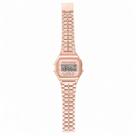 Relógio Unissex Vintage WR-Prata Com Fundo Branco , Números Pretos , Tela LED , Estilo Retrô