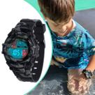 Relógio Verde Camuflado Infantil com Cronometro Barato a Prova D'água XJ861