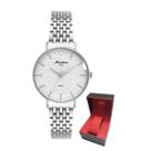 Relógio Vintage Mondaine Feminino Original de Pulso Prateado Relógio Vintage Mondaine Feminino Original de Pulso Prateado