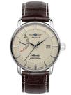 Relógio Zeppelin Atlantic 8462-5 para homens em couro automático