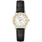 Reloj Bulova Clásico Diamante Bicolor de Acero Inoxidable 27 mm