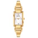 Reloj Bulova Clásico para Dama con Esfera Rectangular y Diamantes