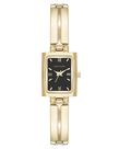 Reloj de Pulsera para Mujer Anne Klein con Esfera Negra y Tono Dorado